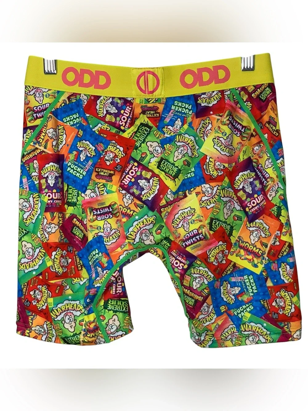 ODD NWOT Boxer Briefs Extreme Sour Warheads Candy Graphic Size S Novelty Print
